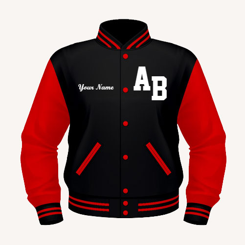 Two letter jacket with custom name